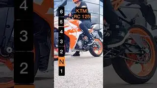 Maximum speed for each gear on a KTM RC 125
