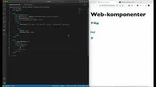Web-komponenter med HTML og JS