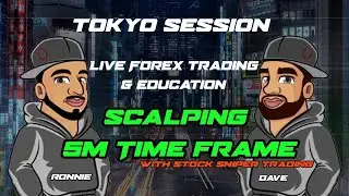 Live Forex & Crypto Trading & Education - Tokyo Asian Session GOLD/US30/NAS100/GBPJPY