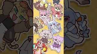 【手描き】ホロメンをケモ化！ patting pamper描いてみた【Hololive】