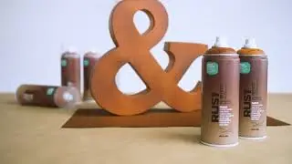 C&oacute;mo usar el Spray Montana RUST EFFECT