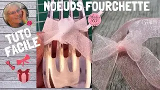 Tuto Noeuds à la fourchette 🎀 ✂️Tutoriel ADULTES 👍©A63