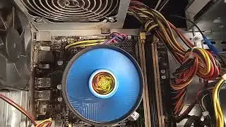 Материнская плата ASUS B85M-G, первое включение после ремонта.