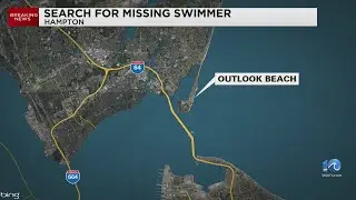 Coast Guard search for missing swimmer off Fort Monroe