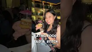 Eating food from Lilo & Stitch 🌺 - Fork n&rsquo; Film in LA #liloandstitch #food #forknfilm #eating