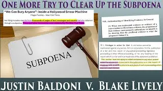 Why a Subpoena to Jonesworks & Not a Phone Extraction is Troublesome. Justin Baldoni v Blake Lively