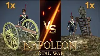 Can Rocket Troop Beat 6lbr Foot Artillery in Napoleon: Total War?
