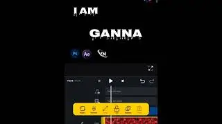 Cinematic TEXT edit in VN App, VN se cinematic edit kaise karen #cinematic#vn#editing#edit#editor