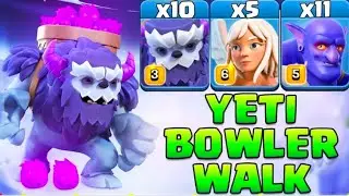 Yeti Bowler walk with Healer !! Best th14 Attack Strategy 2021 Clash of Clans