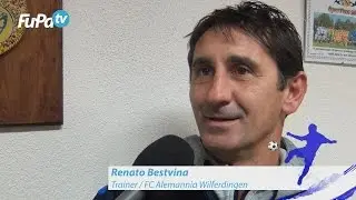 Renato Bestvina - FC Alem. Wilferdingen - zum Spiel vs. FV Knittlingen, FuPa.tv-Interview, 5.11.2016
