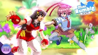 Athena Asamiya vs Heart Aino - Mini Rumble from Twitter