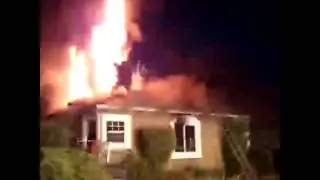 Fire in Area 17C. Truck 17 doing roof operations