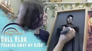 BJD vlog: Packing away my dolls, Rune's faceplate, and future plans