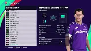 eFootball PES 2021 - FIORENTINA CLASSIC - MASTER LEAGUE CLASSIC PROJECT BY THE DEX - SERIE A ITALIA