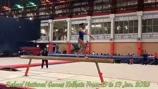 School National Games Gymnastics at Kolkata 15 to17 Jan. 2026 Gymnastics National #youtube #gymnast 
