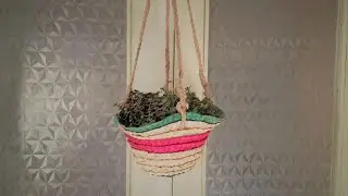 Hanging Beach Hat Planters.