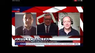 Prof. Jose Arturo Garza-Reyes interview with Colin Brazier, GB News, on Supply Chain Resilience