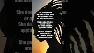 Who is the poet behind these poems?  #poetry #mystery #poet