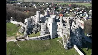 4K #Podzamcze - zamek #Ogrodzieniec z drona #dji #drone #travel