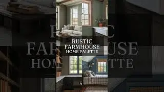 Rustic Farmhouse Home Paint Palette on TheNovaDigitals on Etsy #coloroftheyear #rusticfarmhouse