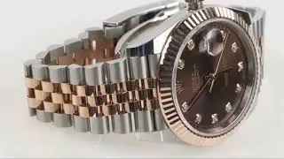 Rolex Datejust 18kt Gold Watch - Evaluated By Our Certified Gemologist -AGS/GIA