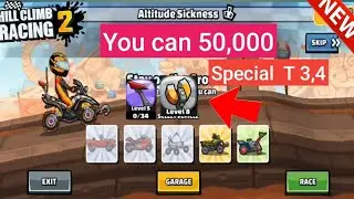 HOW can 50000 points in Altitude Sickness team event hill climb racing2 | HCR2 gameplay 