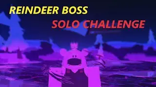 MADCITY REINDEER BOSS FIGHT!!! SOLO CHALLENGE[ROBLOX]