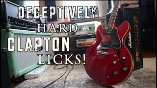 Deceptively Hard Clapton Licks!( Can You Keep Up?)