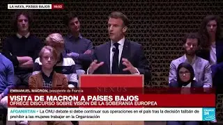 Emmanuel Macron expone su visión de 