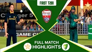 Pakistan vs Australia First T20 Match 😱 | Full Highlights | Epic Finish 🔥