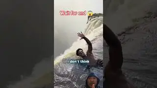 Swimming In The Devil's Pool!🏞😱#youtube #water #viral #waterfall #Africa #subhadrashyampeoplevlogs