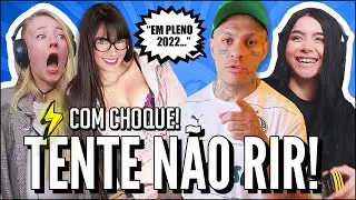 JOVENS REAGEM A DESAFIO SE RIR LEVA CHOQUE - TENTE NÃO RIR #78 - 2022 ANO DA COPA DO MUNDO...