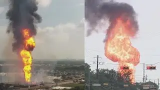 TEAM COVERAGE: Pipeline explosion, fire rocks La Porte, Deer Park