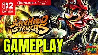 Super Mario Strikers Nintendo Switch 2 Gameplay - Docked Mode