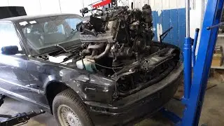 BMW e34 m60 v8 variklio aptarnavimas