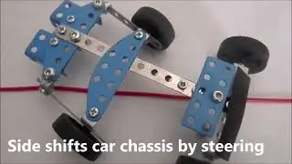 First ever Integrated vehicle chassis with steering prevents crashes by turns-patent George Tonchev