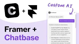 Add a Custom AI Chatbot To Your Framer Website (In Minutes)