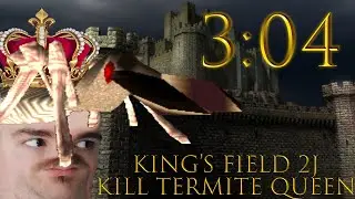 [75k+ WR] King's Field 1 (2J) - Kill Termite Queen Speedrun in 3:04.734