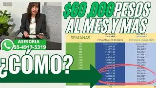 60,000 pesos al mes &iquest;C&oacute;mo? Utilizando modalidad 40