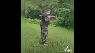 SLOW & FAST MOTION DOUBLE SWORD WIND MILL SPINS @ LARRY KING'S COMBAT WEAPONS TECHNIQUES.