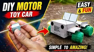 How to make a car using double shaft motor at home