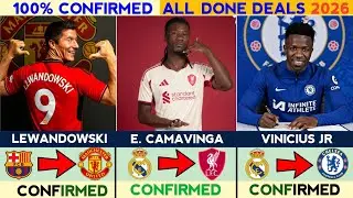 ALL CONFIRMED TRANSFERS 2026: Klopp to Real Madrid🔥 | Ramos, Kanté, Timber, Ter Stegen