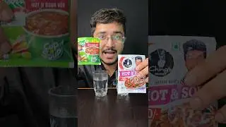 Let's find it out Test me Best kon Cing's or Knorr?!!! 🥣 #soup #shorts #foodcomparison #food #review