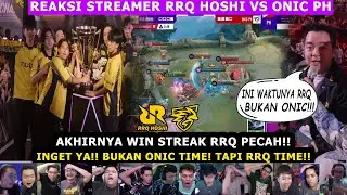 STREAMERS REACTION RRQ VS ONIC PH GAME 5 | REAKSI MATCH ESL Snapdragon Mobile Masters GRAND FINAL