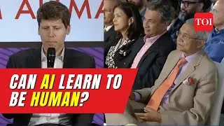Times of India's Samir Jain asks OpenAI CEO Sam Altman if AI can learn to be 'human'