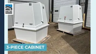 Shelter Works 3-Piece Fiberglass Cabinet