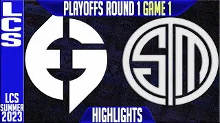 EG vs TSM Highlights Game 1 | LCS Summer 2023 Playoffs Upper RND 1 | Evil Geniuses vs Team Solomid