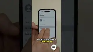 Delete Multiple Contacts on your iPhone!