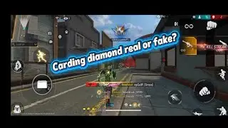 FIRE FIRE CARDING DIAMOND REAL OR FAKE? MANY CLAIMS ONLINE ARE NOT REAL. STAY ALERT.😦