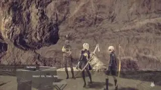NieR:Automata - Meeting Jackass, a resistance member